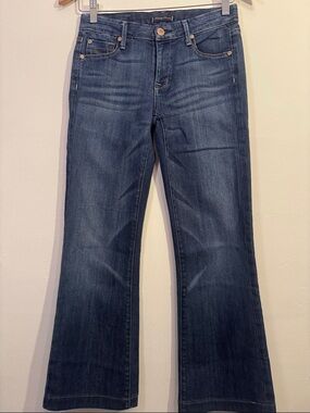 Fidelity Denim Dark Blue Flare Jeans